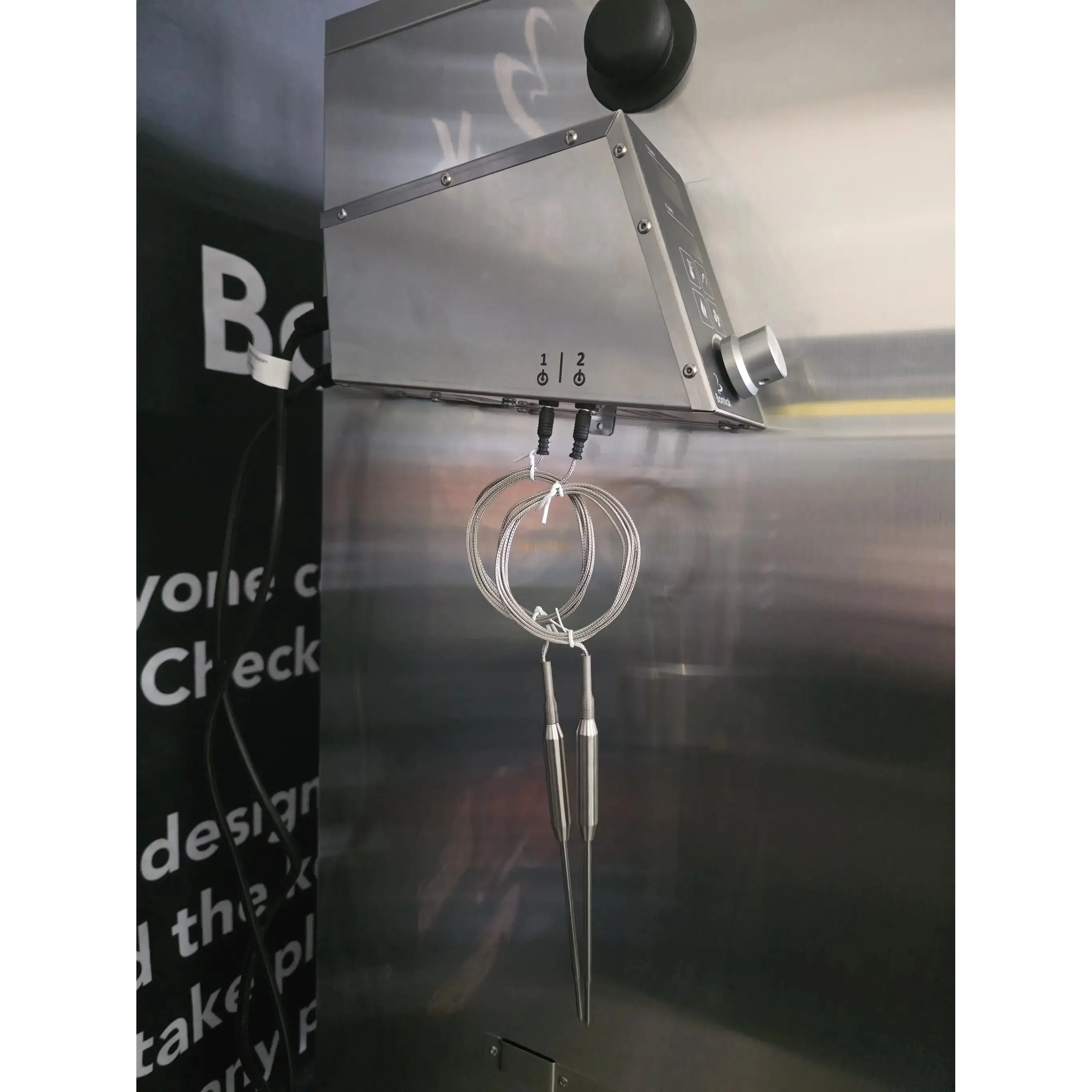Borniak 150L BBQ WiFi Smoker Stainless Steel - Image 4
